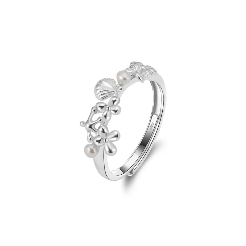 ZHENZHUAOMI Pearl Rings Women's-0