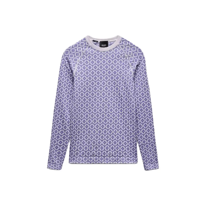 ZARA SKI Skiing Series T Shirts Women's Light Purple-0