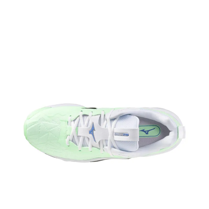 Mizuno Wave Stealth Neo Anti Slip Wear Resistant Low Top Training Shoes Men's Green White-2