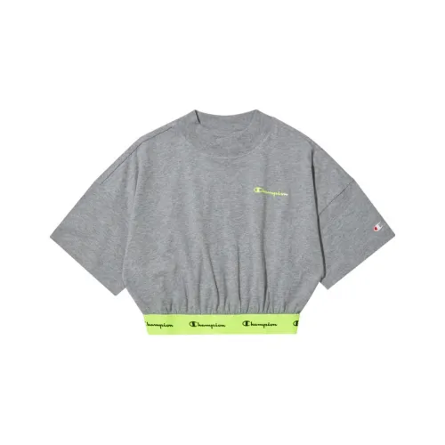 Champion Crop Tops Women's Gray