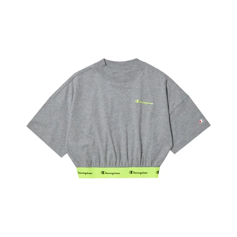 Champion Crop Tops Women's Gray-0