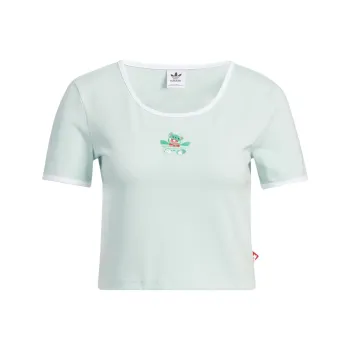 Adidas Originals T Shirt Women's Symbol Green