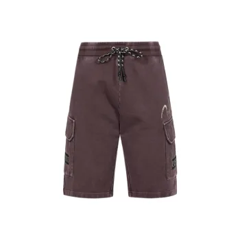 EVISU Casual Shorts Men Burgundy