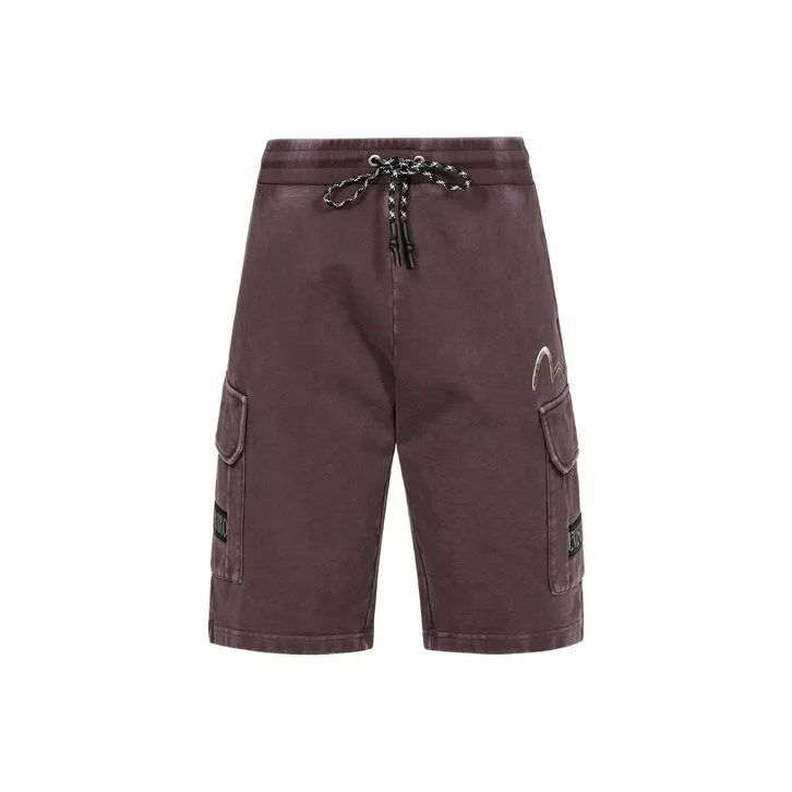 EVISU Casual Shorts Men Burgundy-0
