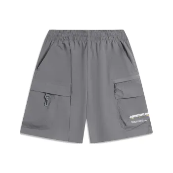 LiNing CF Casual Shorts Men's Thunderstorm Gray