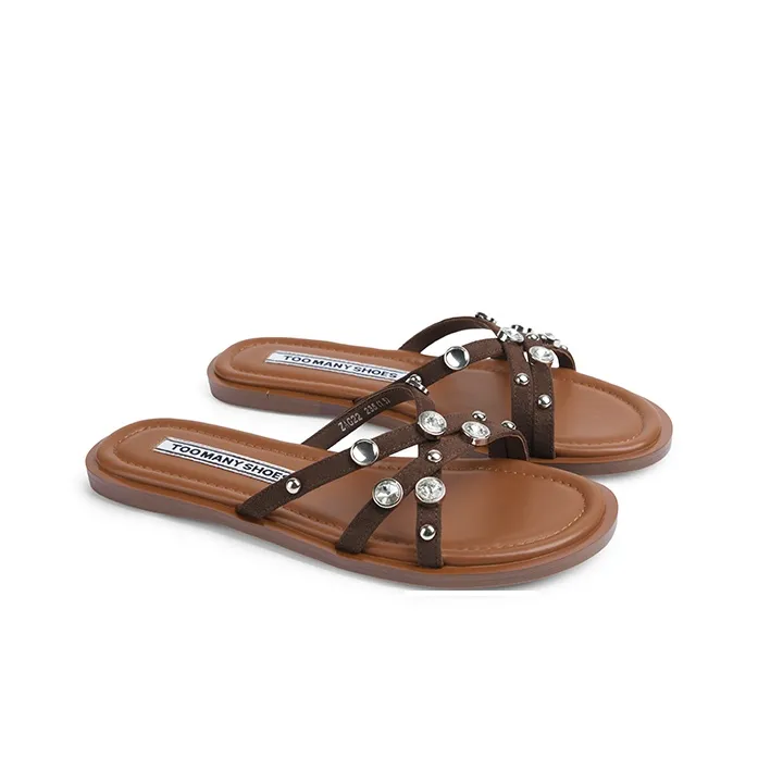 TOOMANYSHOES Slide Slippers Women's-5
