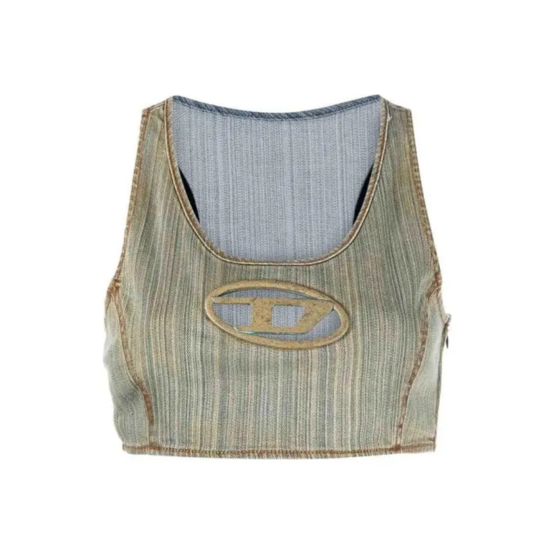 DIESEL De Top Fsd Tank Top 'Denim'-0