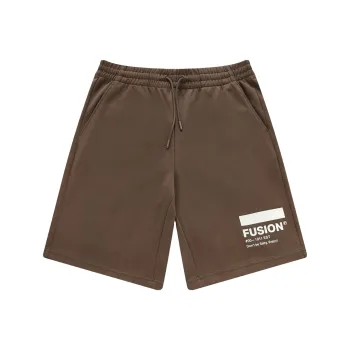 FILA FUSION Casual Shorts Unisex Dark Brown