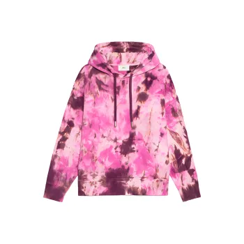 AMIPARIS Tie Dye Drawstring Hoodie