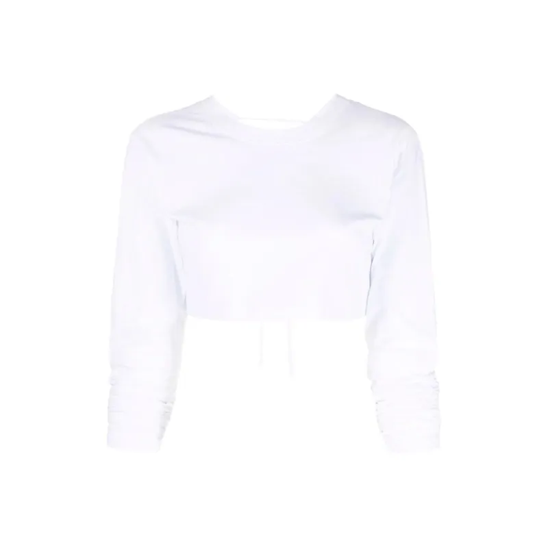 Jacquemus Le T-shirt Piccola Crop Top-0