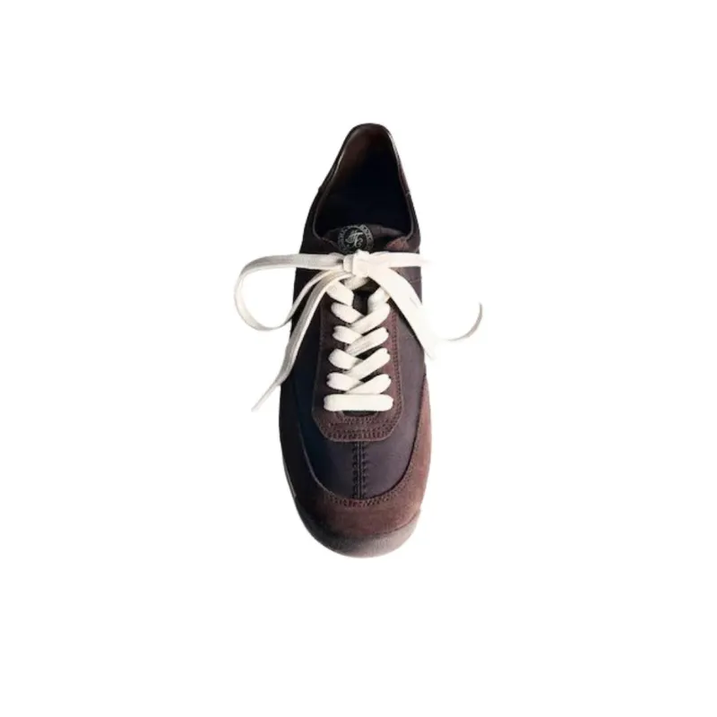 MANGO TENNIS CLUB Low Top Casual Shoes Women's Chocolate-3