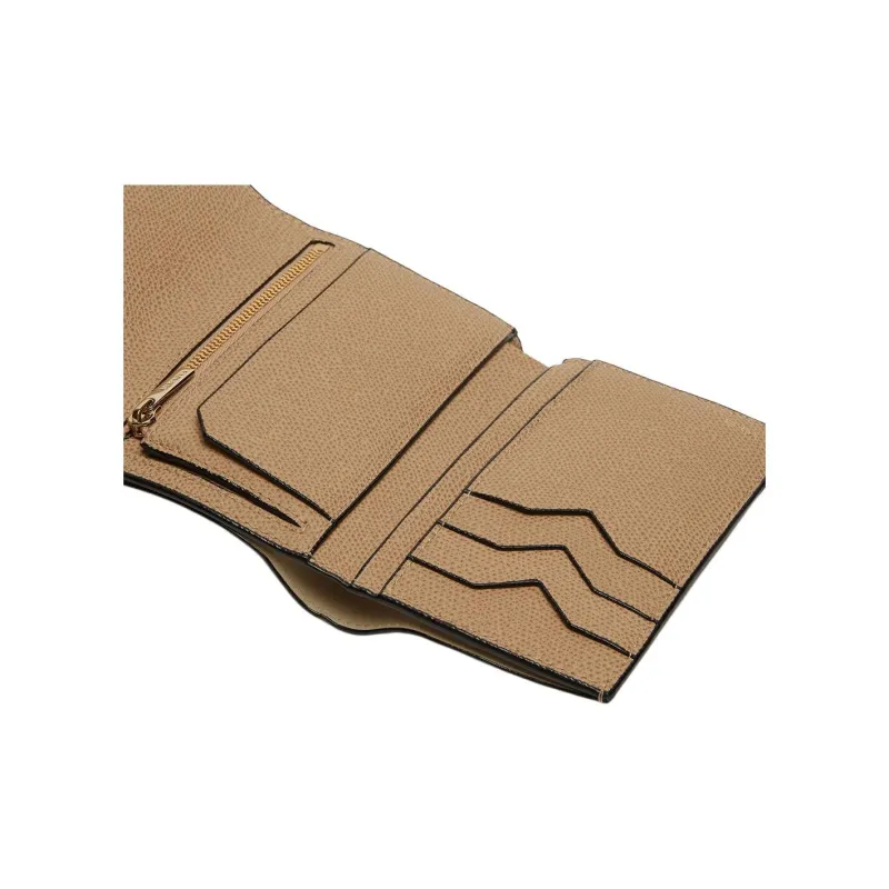 Valextra Iside Calfskin Wallet Men's Beige-3