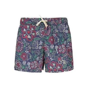 BALLY SS24 Beach Shorts Men's Marine Blue