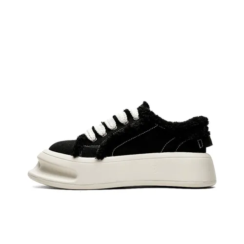 Journey Of Inspiration Abrasion Resistant Breathable Low Top Skateboard Shoes Men's Black