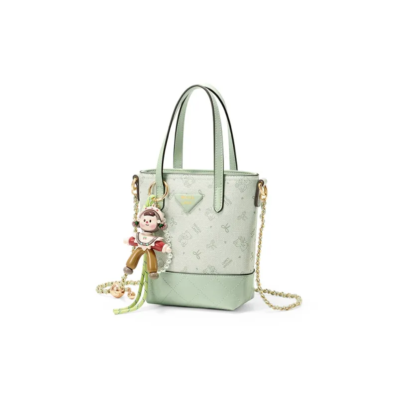 MashaLanti PVC Handbag, Crossbody Bag, Shoulder Bag, Bucket Bag Women's Multicolor-2