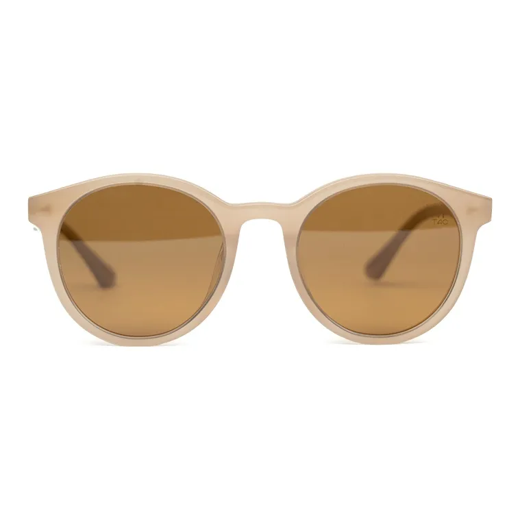 HELEN KELLER Plate Frame Oval Sunglasses Unisex-9