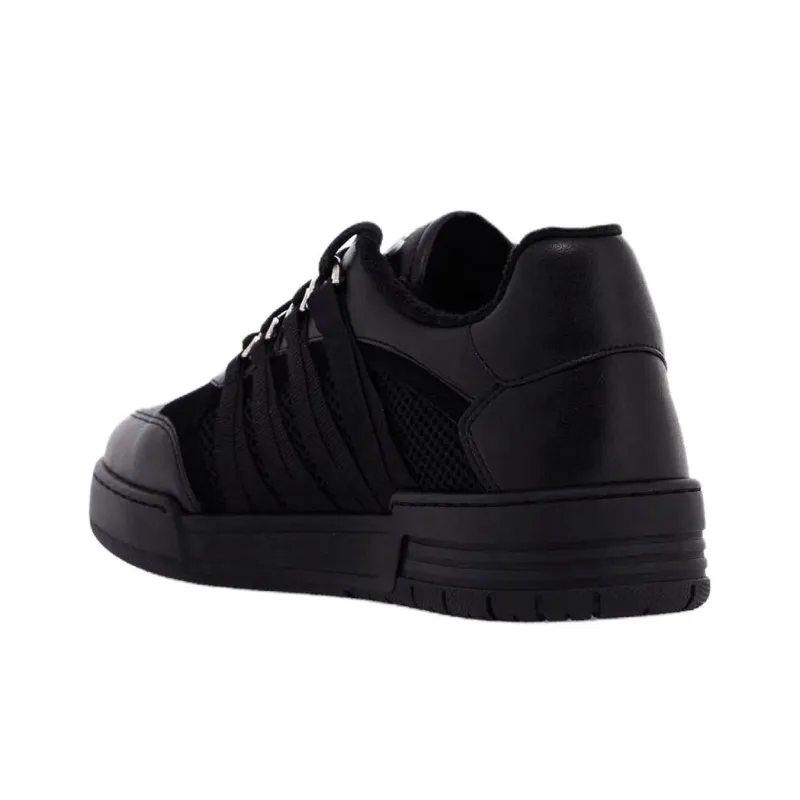 MOSCHINO Streetball Low Top Skateboard Shoes Men's Black-2