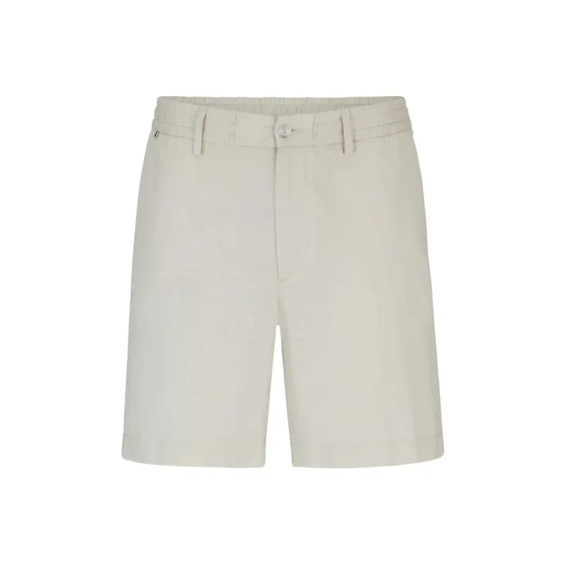 HUGO BOSS Elasticated waist Stretch cotton Shorts-0