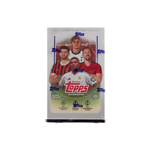 Topps 24 25 UEFA Club Competitions Hobby UCC Player Card Sports Cards Whole Box