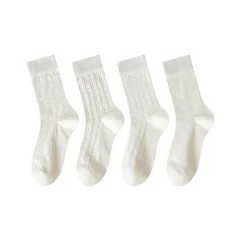 AOKANG Mid Calf Socks Women's 4 Pack