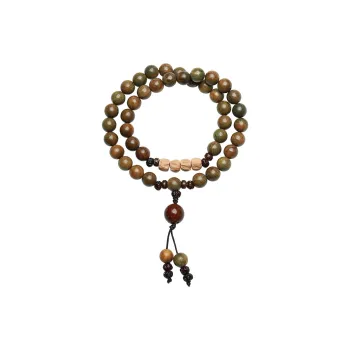 MUSHENGYUAN Green Sandalwood Bracelets Unisex