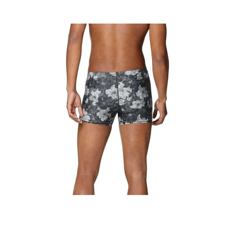Speedo Hothouse Floral Square Leg Navy Creora Highclo Swimming Shorts Men's-8