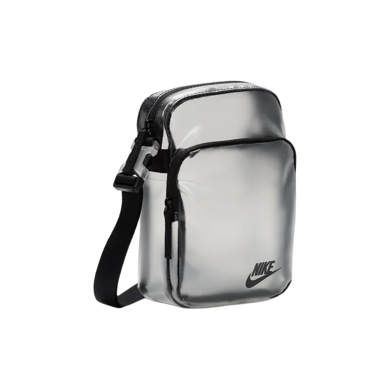 Nike Heritage Polyurethane Crossbody Bag Unisex Black-1