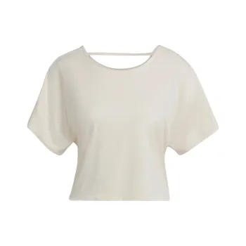 Adidas Crop Tops Women's Beige