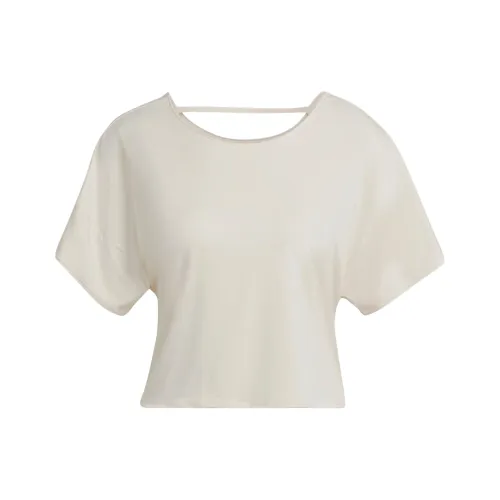Adidas Crop Tops Women's Beige