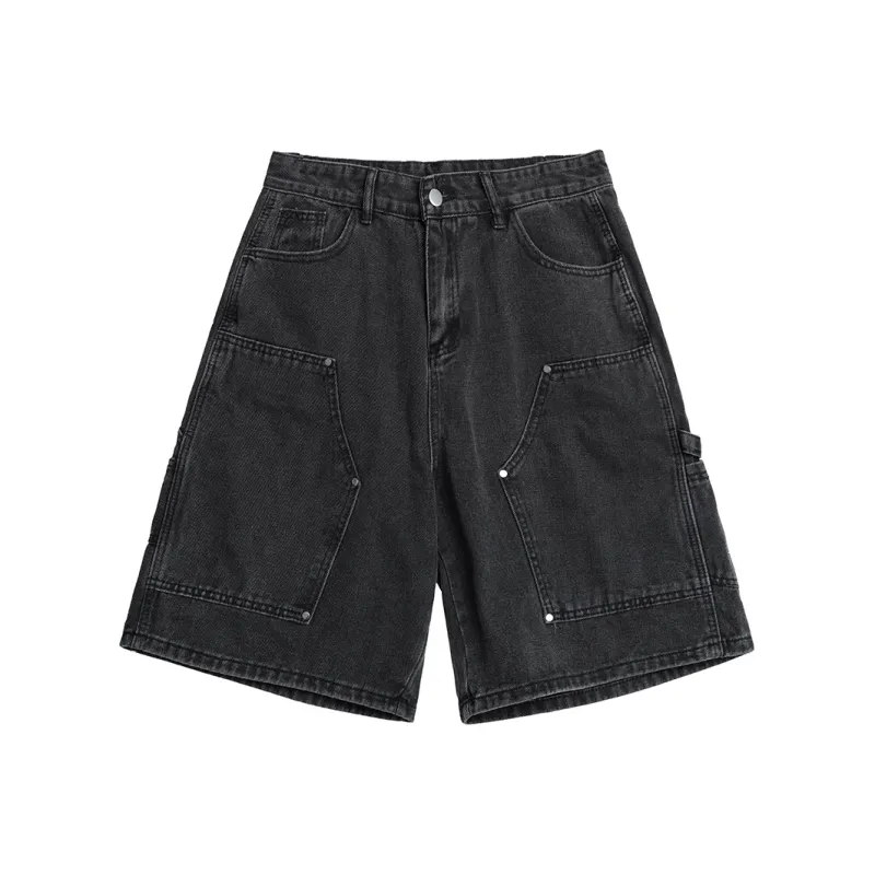 SWAMP AREA Denim Shorts Unisex-10
