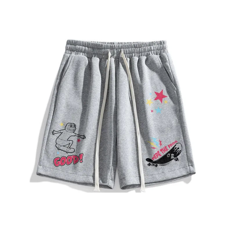Pepe The Frog Knee Length Pants Unisex-10