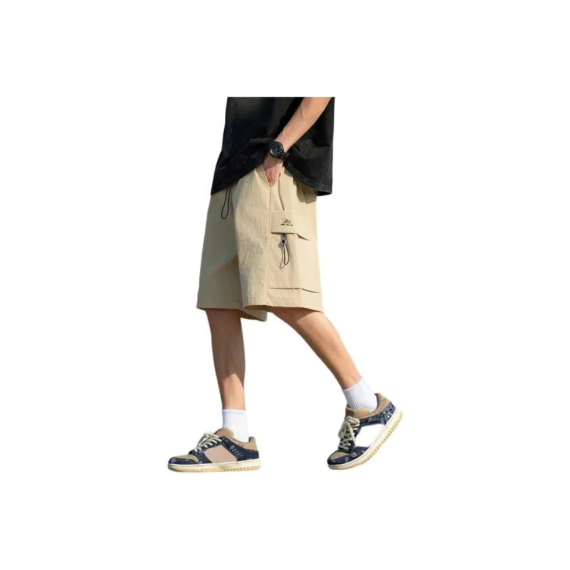 Warrior Huichao Riding The Wind Collection Cargo Shorts Unisex Purple-20