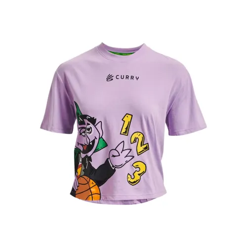 Under Armour x ZHIMAJIE T Shirt Women's Purple