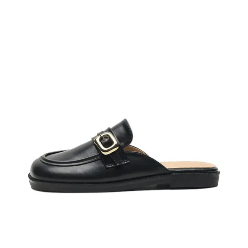 City Camel Rubber Sole Slip Resistant Closed Toe Slippers Women's