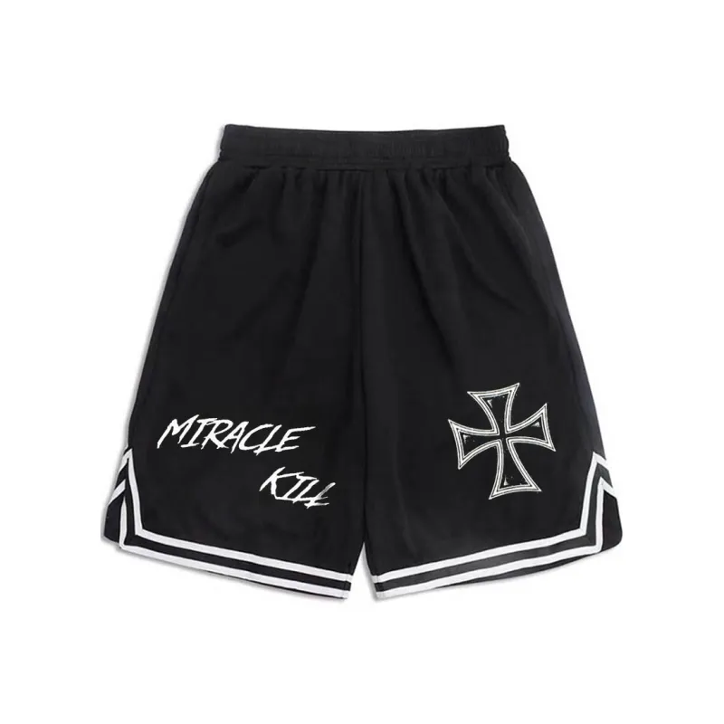 MIRACLE KILL Basketball Shorts Unisex-13