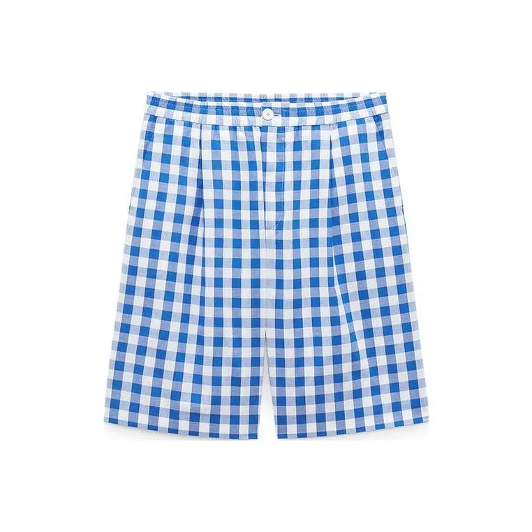 ZARA Casual Shorts Men Blue-0