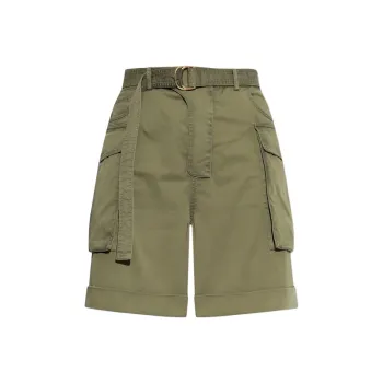 BALMAIN Turn Up Hem Cargo Shorts