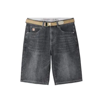HLA Denim Shorts Men's Black Bull Transition Color Medium 11