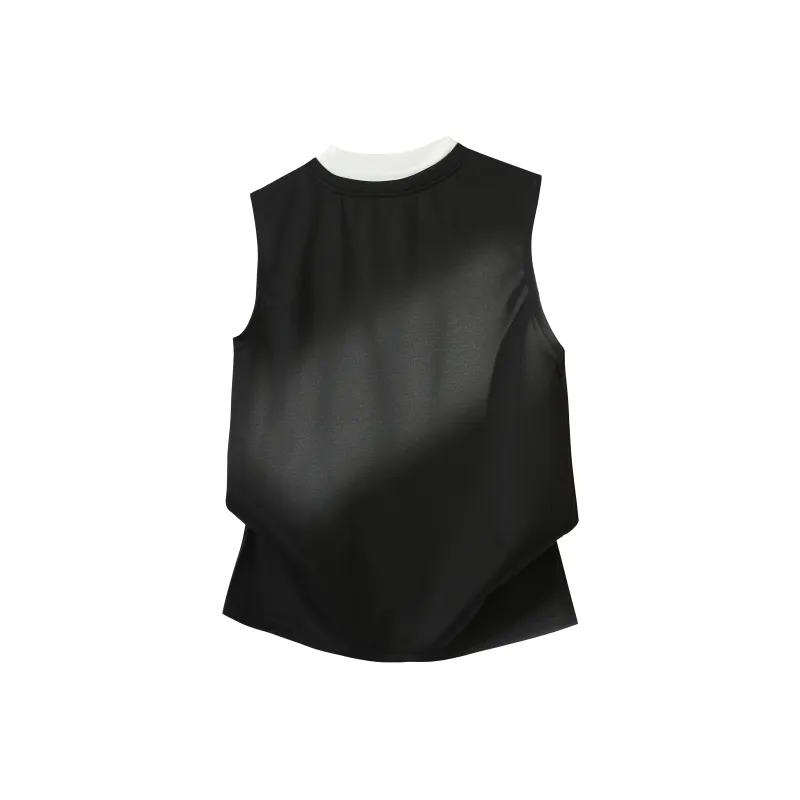 OGEK Tank Top Unisex Black Comes With Brooch-3