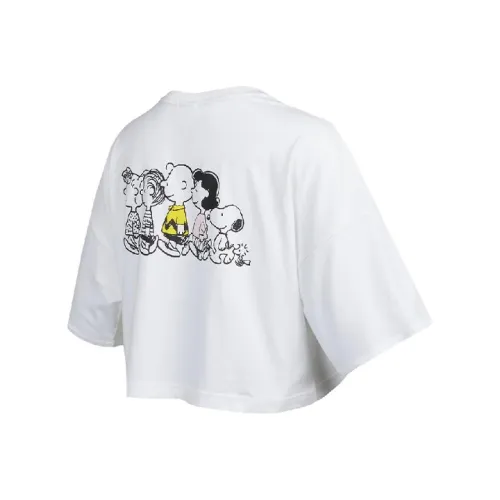 PUMA PEANUTS Co branded Crop Tops Women's White