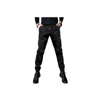 Devanro Casual Pants Men's Black