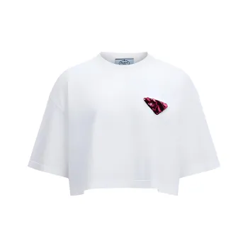 PRADA Crop Tops Women's White