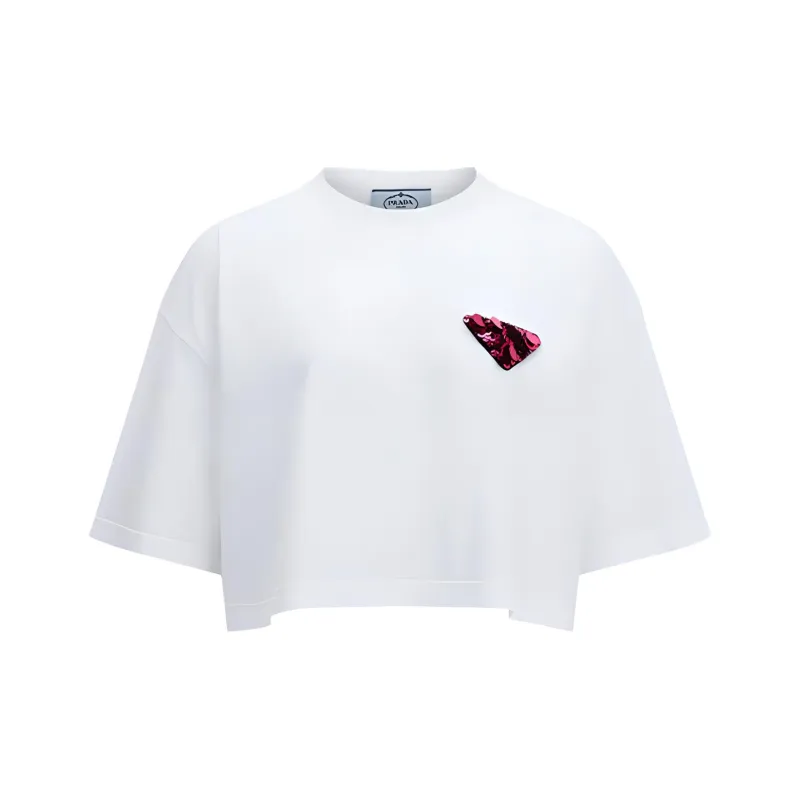 PRADA Crop Tops Women's White-0