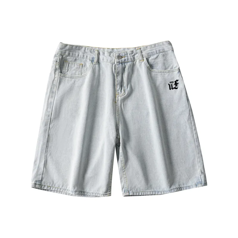 UF9193 Denim Shorts Men-4