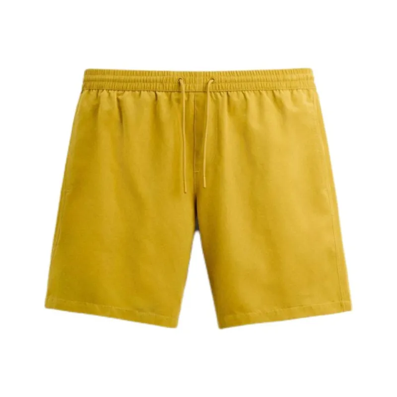 ZARA Beach Shorts Men's Yellow Green-0
