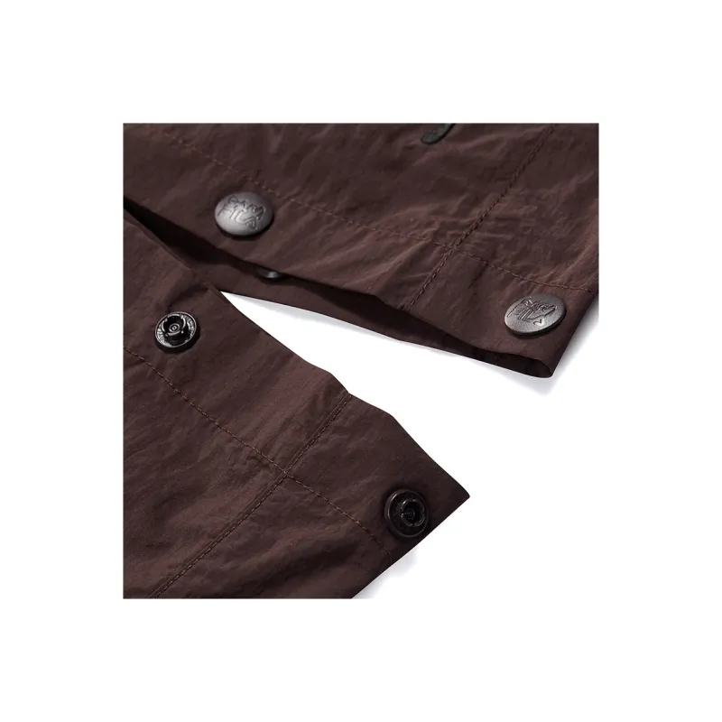 FILA FUSION x P.A.M. Casual Shorts Women's Brown Khaki Umber-5