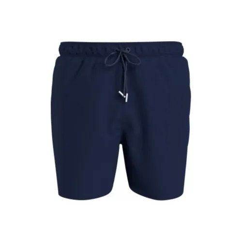 CALVIN KLEIN Medium Drawstring Swim Shorts Swimming Shorts Men's Dark Blue