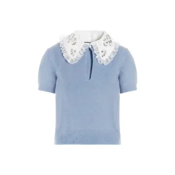 Elisabetta Franchi FW21 Fitted Sweater Women's Blue