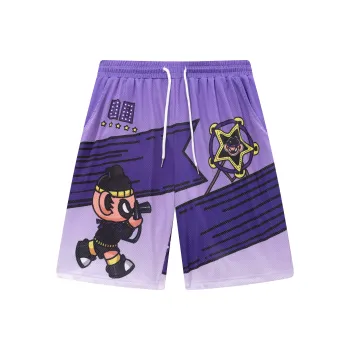 FireMonkey Basketball Shorts Unisex Purple