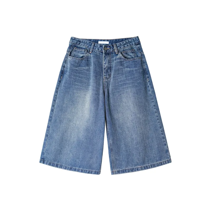 APUNCHLINEWORKSHOP Denim Shorts Unisex-5
